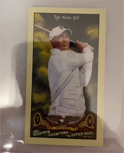 2011 Upper Deck Goodwin Champions #21 Tiger Woods — front