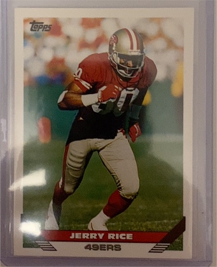 1993 Topps #500 Jerry Rice — front