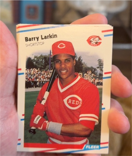 1988 Fleer #239 Barry Larkin — front
