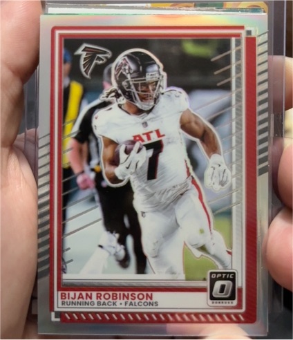 2025 Panini Donruss Optic #118 Bijan Robinson — front