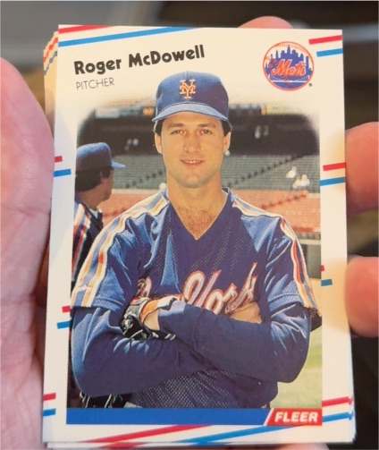 1988 Fleer #142 Roger McDowell — front