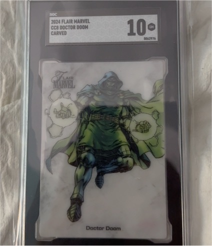 2024 Flair Marvel Carved #CC8 Doctor Doom — front