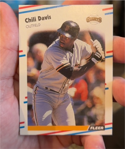 1988 Fleer #79 Chili Davis — front