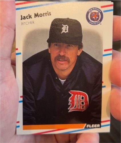 1988 Fleer #64 Jack Morris — front