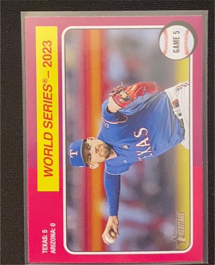 2024 Topps Heritage #465 Nathan Eovaldi — front