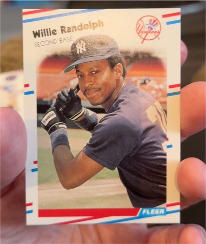 1988 Fleer #218 Willie Randolph — front