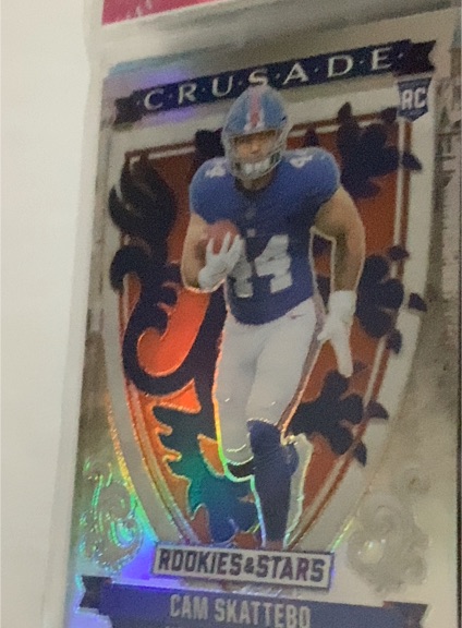 2025 Panini Rookies & Stars #21 Cam Skattebo Crusade — front