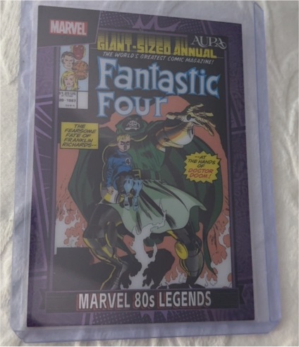 2025 Kakawow Aura Marvel 80s Legends Fantastic Four Annual Silver #AM-EI-06 Doctor Doom's Triumph and Fall — front