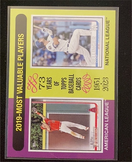 2024 Topps Heritage #211 Mike Trout / Cody Bellinger — front