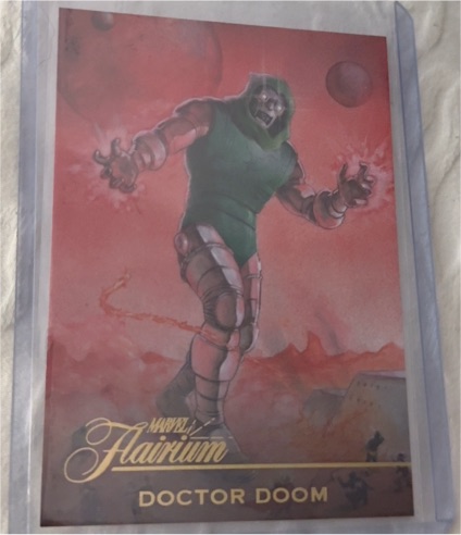 2023 Fleer Marvel Flair #FT-40 Doctor Doom Flairium — front