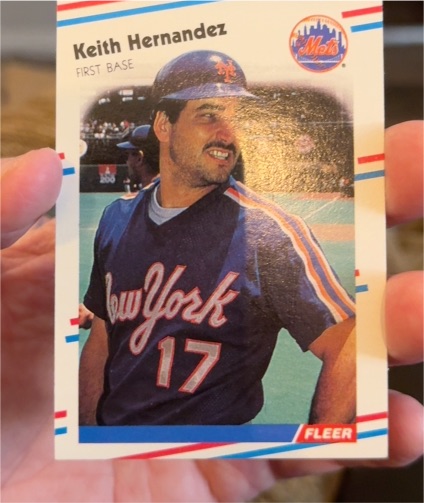 1988 Fleer #136 Keith Hernandez — front