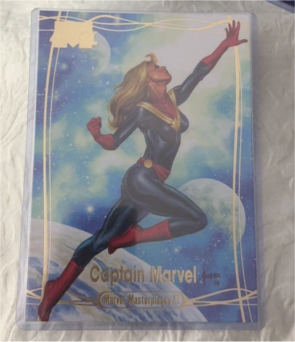 2024 Marvel Masterpieces XL #69 Captain Marvel — front