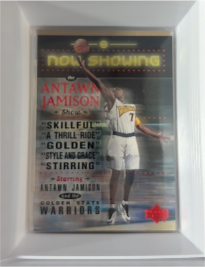1999 Upper Deck Now Showing #NS9 Antawn Jamison — front