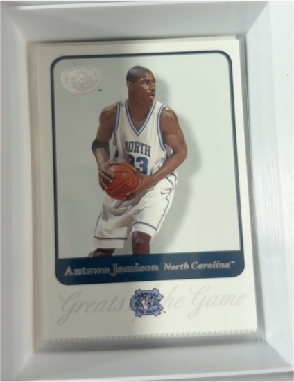 2001 Fleer Greats of the Game #3 Antawn Jamison — front