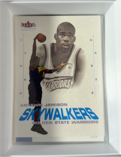 2001-02 Fleer Genuine #7SW Antawn Jamison Skywalkers — front