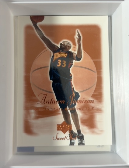 2001-02 Upper Deck Sweet Shot #25 Antawn Jamison — front