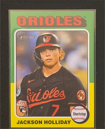 2024 Topps Heritage High Number #692 Jackson Holliday — front