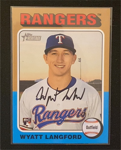 2024 Topps Heritage High Number #581 Wyatt Langford — front