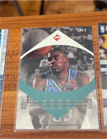 1998 Collector's Edge Impulse #SW3 Antawn Jamison — front
