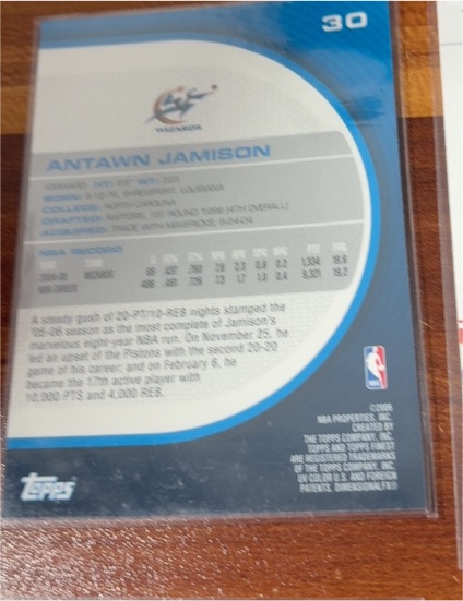 2004-05 Topps #30 Antawn Jamison — front