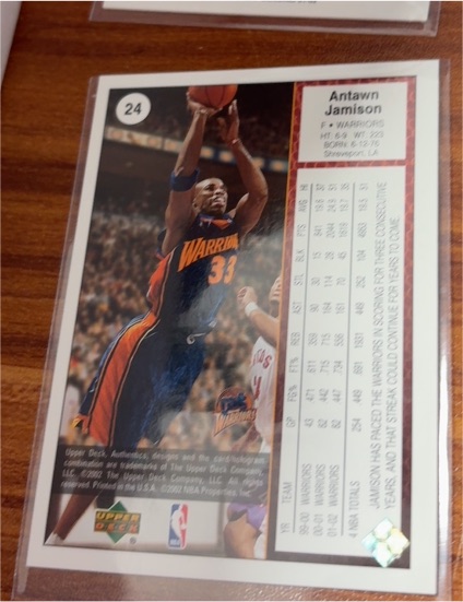 2002-03 Upper Deck #24 Antawn Jamison — front