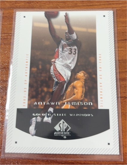 2001-02 Upper Deck SP Authentic #26 Antawn Jamison — front