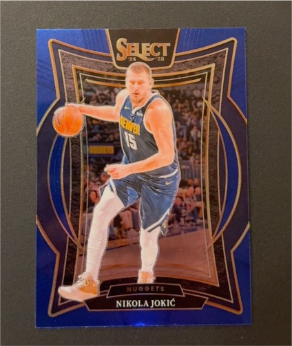 2024-25 Panini Select #14 Nikola Jokic Blue Concourse — front
