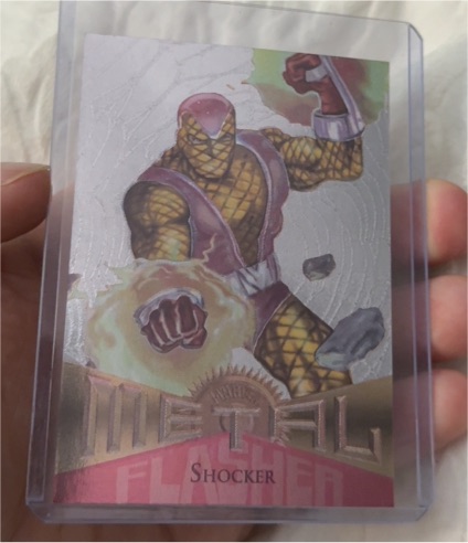1995 Fleer Marvel Metal #77 Shocker — front