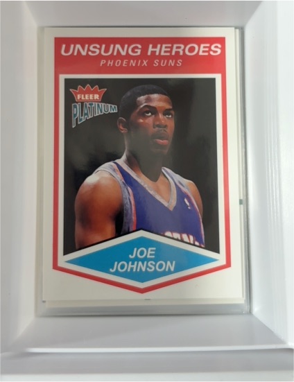 2003-04 Fleer Platinum #163 Joe Johnson Unsung Heroes — front