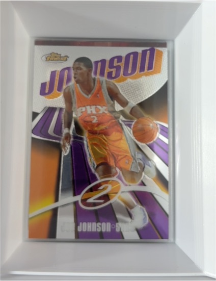 2003-04 Topps Finest #100 Joe Johnson — front
