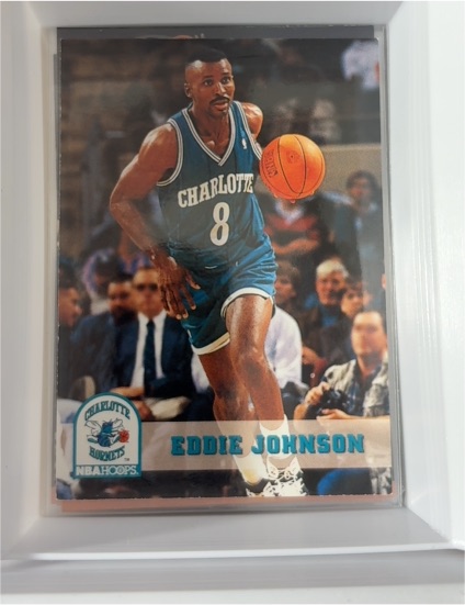 1993-94 Hoops #309 Eddie Johnson — front
