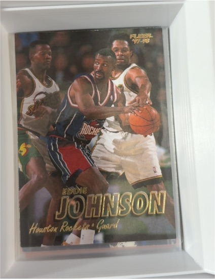 1997-98 Fleer Traditions #304 Eddie Johnson — front