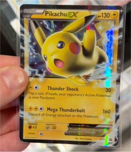2016 Black Star Promo XY174 Pikachu EX — front