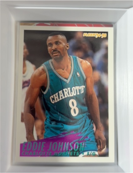 1994-95 Fleer #25 Eddie Johnson — front