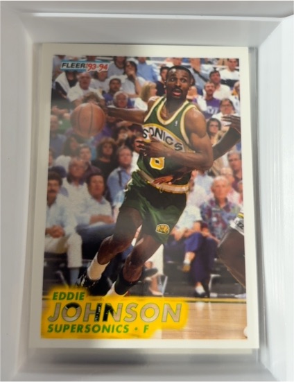 1993-94 Fleer #198 Eddie Johnson — front