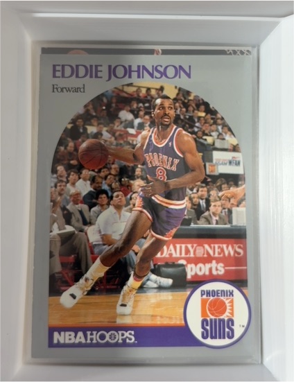 1990-91 NBA Hoops #237 Eddie Johnson — front