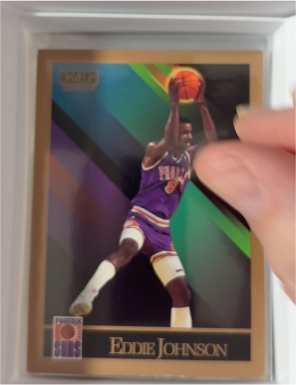 1990 Skybox #223 Eddie Johnson — front