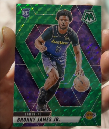 2024-25 Panini Mosaic #214 Bronny James Jr. — front