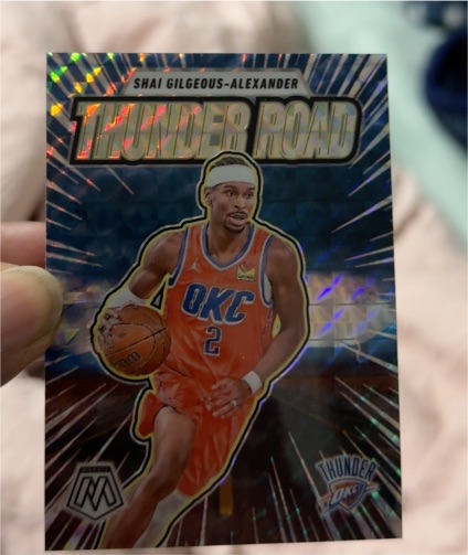 2024-25 Panini Mosaic #7 Shai Gilgeous-Alexander Thunder Road — front