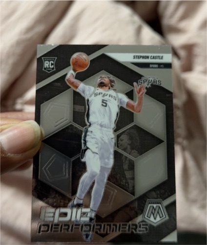 2024-25 Panini Mosaic #15 Stephon Castle Epic Performers RC — front