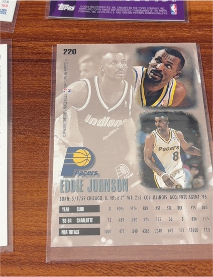 1993 Topps #220 Eddie Johnson — front
