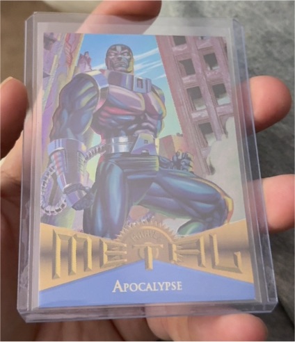 1995 Fleer Marvel Metal #82 Apocalypse — front