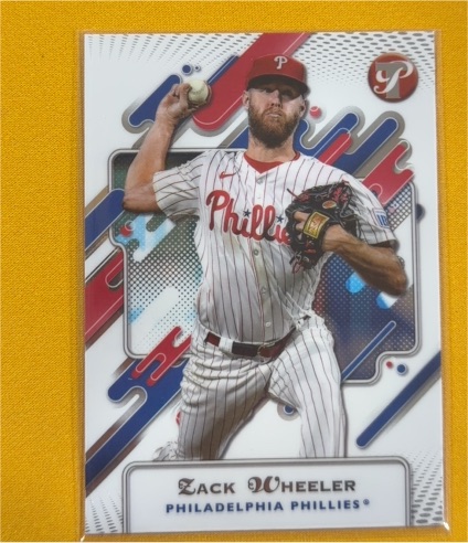 2025 Topps Pristine #124 Zack Wheeler — front