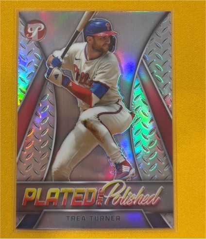 2025 Topps Pristine Plated and Polished #PP-35 Trea Turner — front
