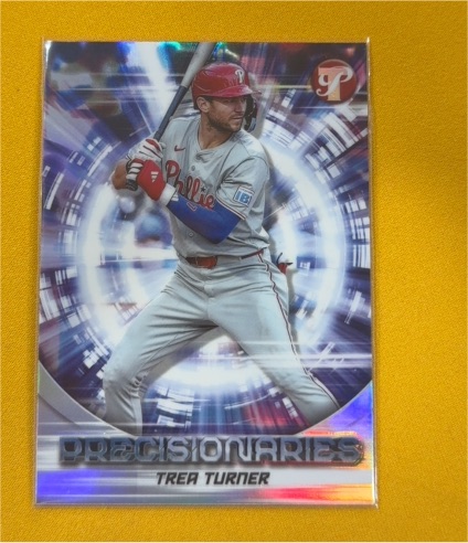 2025 Topps Pristine #PR-22 Trea Turner Precisionaries — front