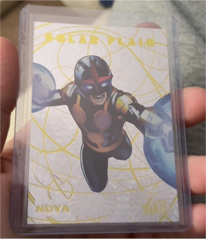 2023 Upper Deck Marvel Flair Solar Flair #SF16 Nova — front