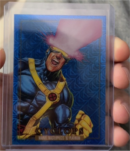 2024 Marvel Masterpieces '92 Platinum #13 Cyclops — front