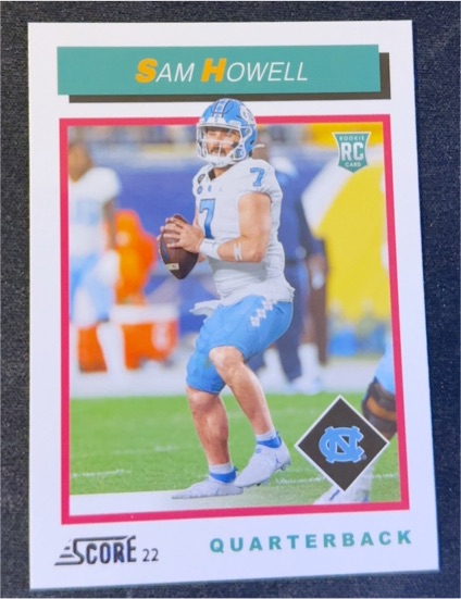2022 Panini Score #TB4 Sam Howell — front