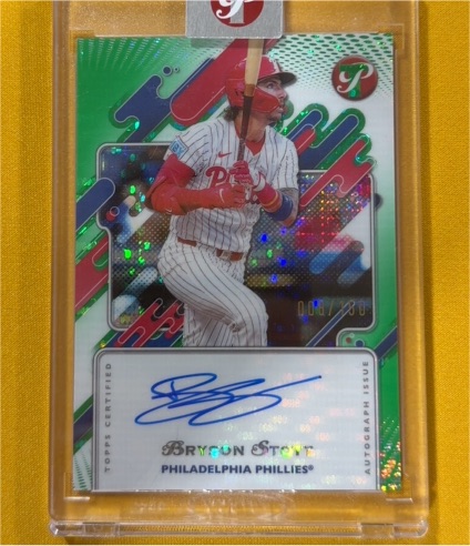 2025 Topps Pristine #PA-BS Bryson Stott — front