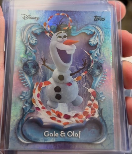 2025 Topps Disney Wonder #F-20 Gale & Olaf Frozen Character Variation — front